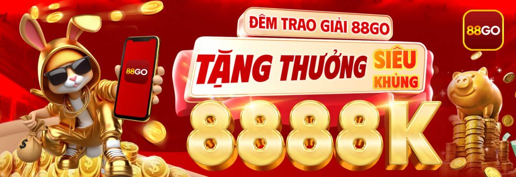 Khuyến mãi 88go tải app nhận 8888k