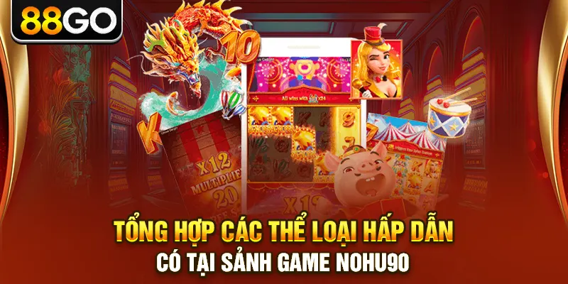 Tổng hợp các thể loại hấp dẫn có tại sảnh game nohu90